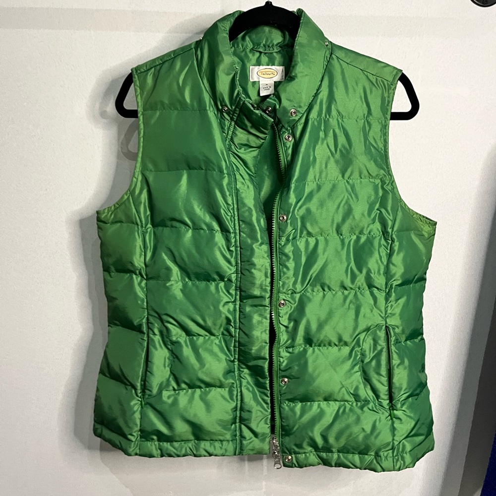 Green Talbots puffer vest